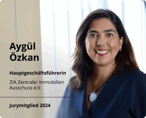 Aygül Özkan Hauptgeschäftsführerin ZIA Zentraler Immobilien Ausschuss e.V. Jurymitglied 2024
