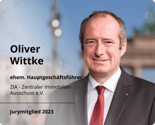 Oliver Wittke ehem. Hauptgeschäftsführer ZIA - Zentraler Immobilien Ausschuss e.V. Jurymitglied 2023